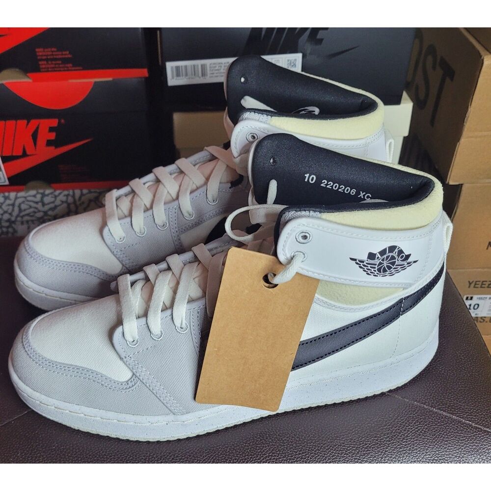 Nike Air Jordan 1 AJKO Grey Fog White Black DO5047-100 Men's Size 10 New